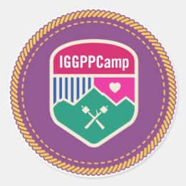 Rond Sticker de Badge IGGPPCamp