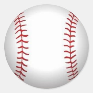 Rond Sticker de baseball
