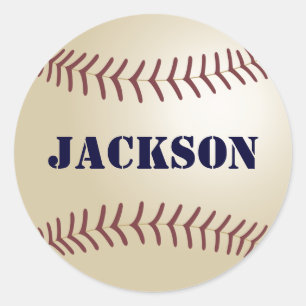 Rond Sticker de baseball Jackson / Sceau