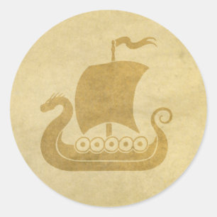 Rond Sticker de bateau dragon