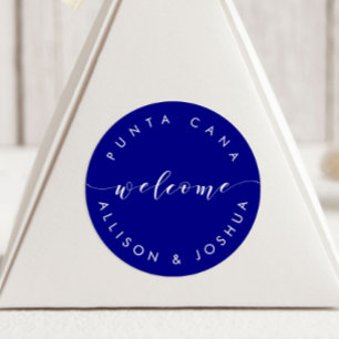 Rond Sticker de bienvenue Tags pour Guest Hotel Welcome