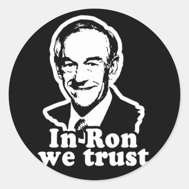 Rond Sticker de campagne 2012 pour Ron Paul (Devant)