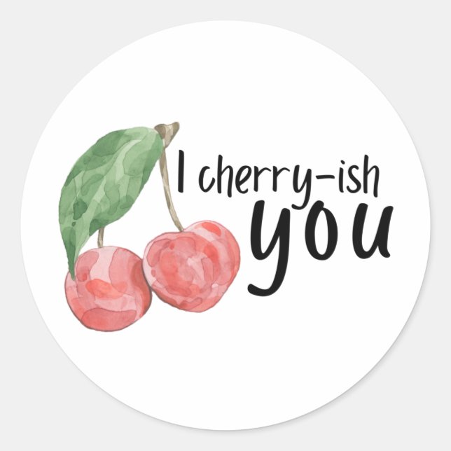 Rond Sticker de Cherry-ish You (Devant)