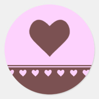 Rond Sticker de coeur