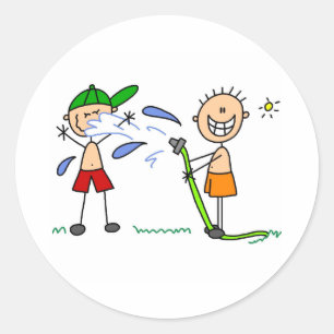 Rond Sticker de combat à tuyau d'été