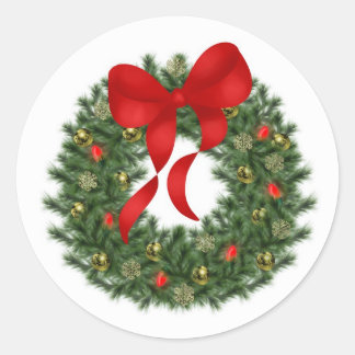 Rond Sticker de couronne de vacances