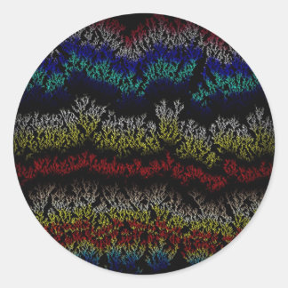 Rond Sticker de croissance de corail simulé