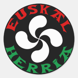 Rond Sticker de croix basque