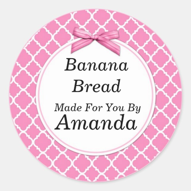 Rond Sticker De Cuisine, Fait Pour Vous Par (Devant)