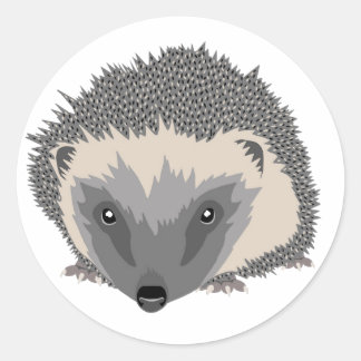 Rond Sticker de hérisson