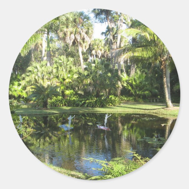 Rond Sticker de jardin botanique McKee (Devant)