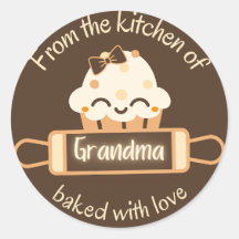 Sticker "De la cuisine de Gramma"