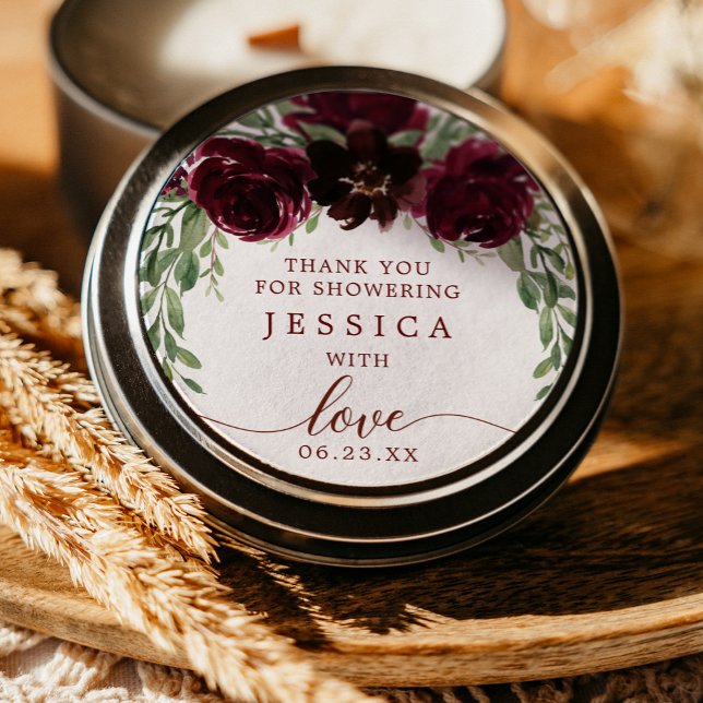 Rond Sticker de la douche d'automne Citrouille de Bourg (Créateur téléchargé)