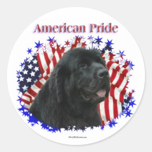 Rond Sticker de la fierté de Terre-Neuve