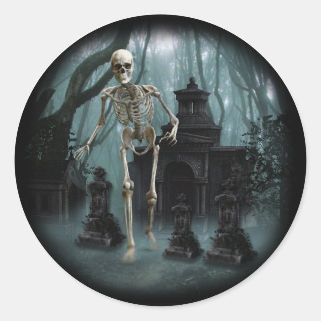 Rond Sticker de la partie Skeletons (Devant)