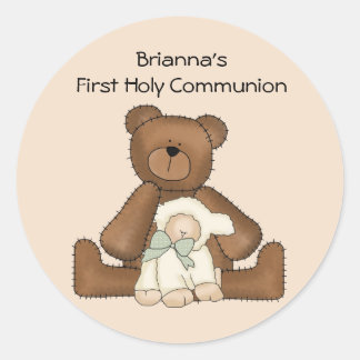 Rond Sticker de la première sainte communion