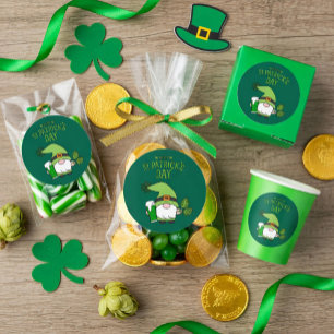 Rond Sticker de la Saint-Patrick