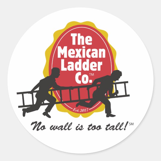 Rond Sticker de la société mexicaine d'échelle (Devant)