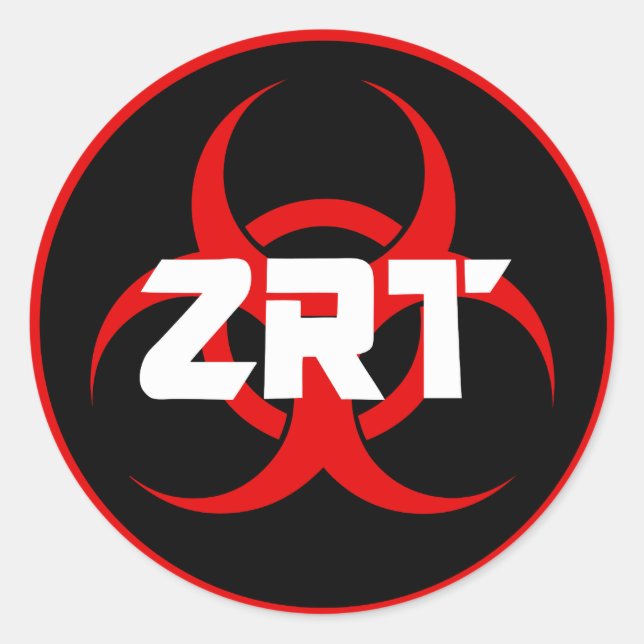 Rond Sticker de l'équipe de réponse de Zombie (Devant)