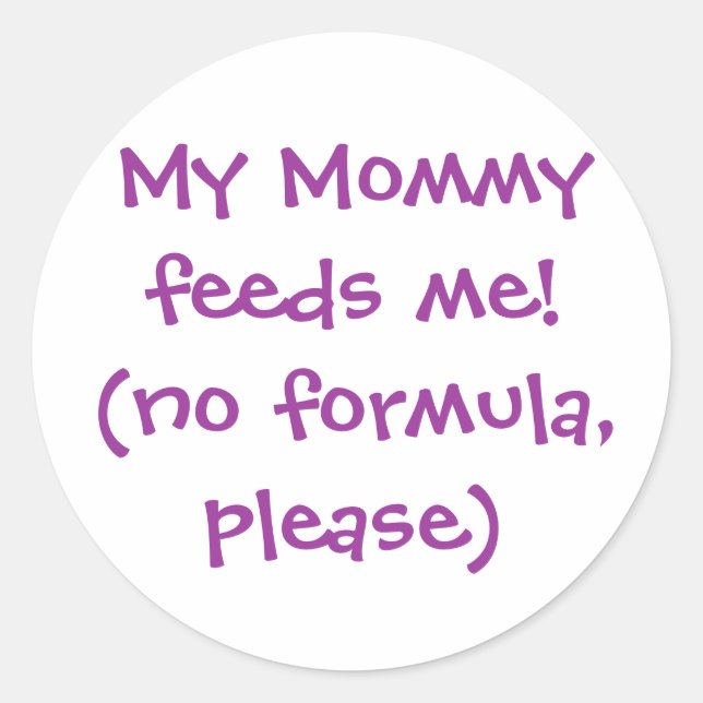 Rond Sticker de l'hôpital pour nourrissons de sensibili (Devant)