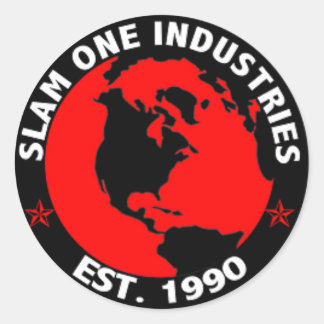 ROND STICKER DE L'INDUSTRIE SLAM ONE