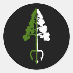 Rond Sticker de l'insigne Barony of Forgotten Sea Popul