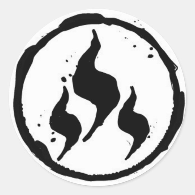 Rond Sticker de logo (Devant)