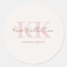 Sticker de logo minimaliste moderne