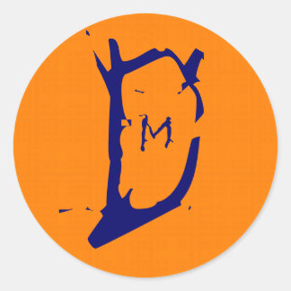 Rond Sticker de logo Musashi Designs