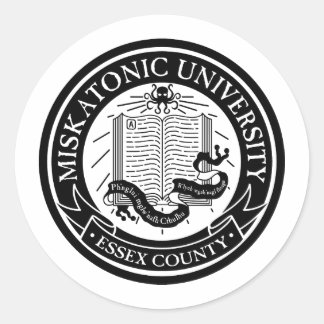 Rond Sticker de l'université Miskatonic