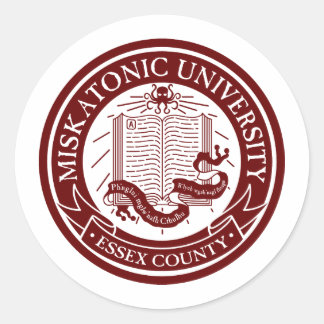 Rond Sticker de l'université Miskatonic
