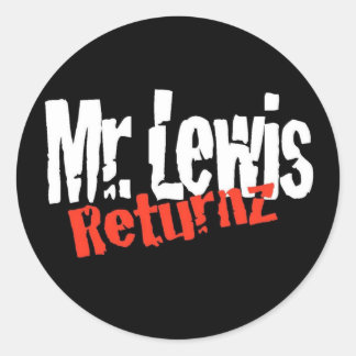 Rond Sticker de M. Lewis Retnz