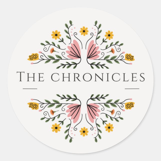 Rond Sticker de marque (Devant)