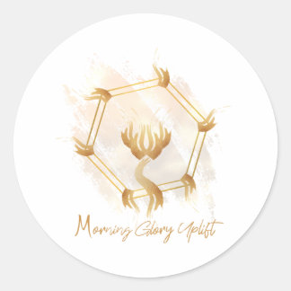 Rond Sticker de mise à niveau de la gloire du matin