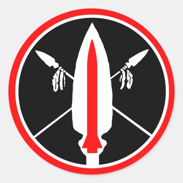 Rond Sticker de missile Lance (Devant)