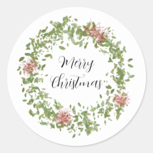 Rond Sticker de Noël Conception 1