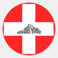 Sticker de patrouille - Montagne