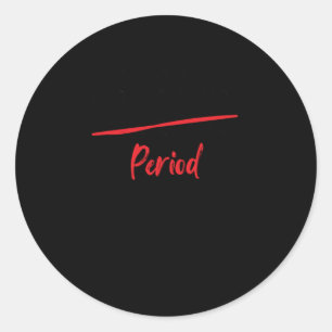 Rond Sticker de période de l'historique noir (mois)