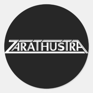 Rond Sticker de petit logo Zarathustra