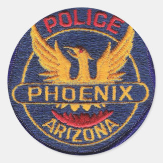 Rond Sticker de police Phoenix