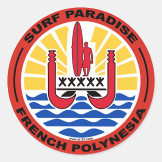 Rond Sticker de Polynésie