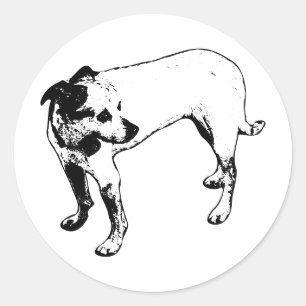 Rond Sticker de profil complet pour mélange de courrier