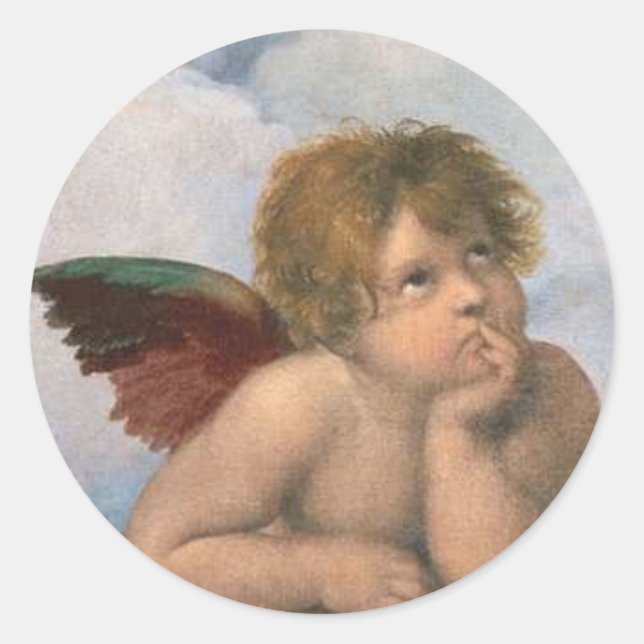 Rond Sticker de raphael Angel (Devant)