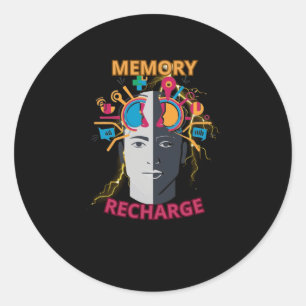 Rond Sticker de recharge de mémoire