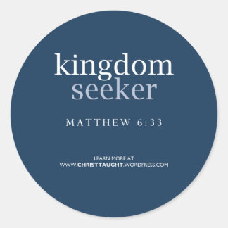 Rond Sticker de recherche de Royaume