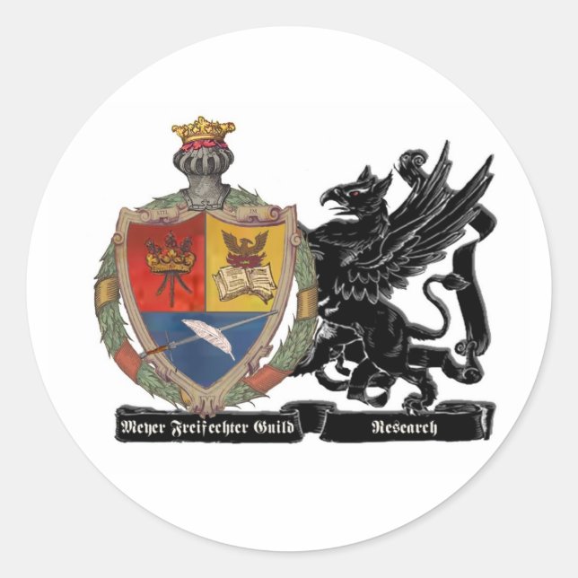 Rond Sticker de recherche MFFG (Devant)