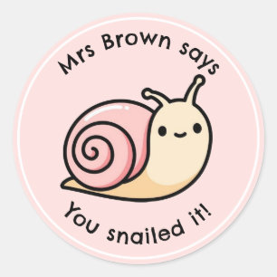 Rond Sticker de récompenses pour enseignant de l'inform