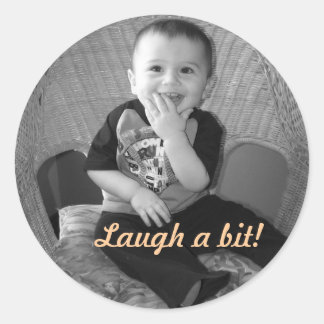 Rond Sticker de rire