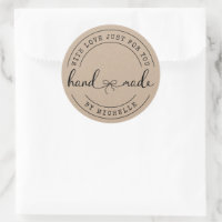 Sticker De Script Élégant Fait À La Main Avec Amou