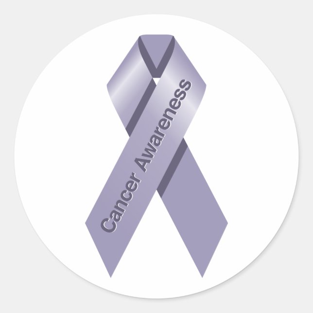 Rond Sticker de sensibilisation au cancer (Devant)